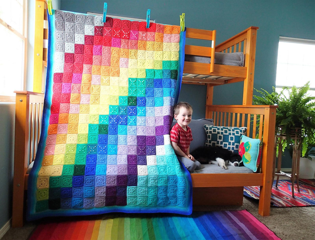 Rainbow Joy Blanket