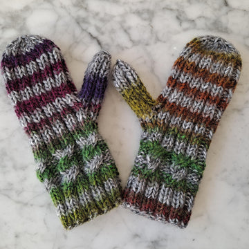 Simple Cable Mittens