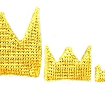 Frog prince crown applique