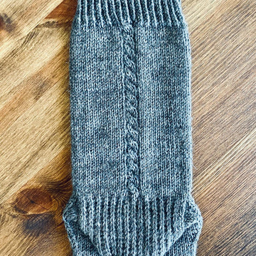 Cable Back Socks