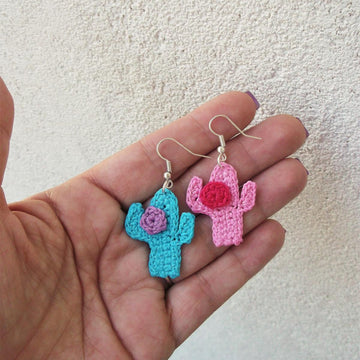 Cactus earrings