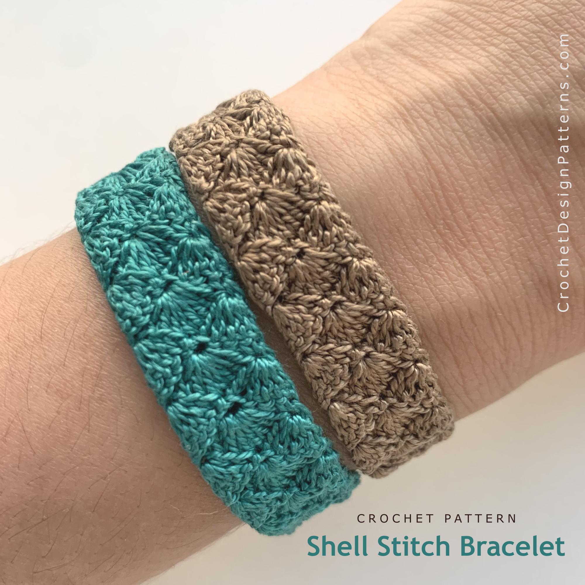Shell Stitch Bracelet | Crochet Pattern