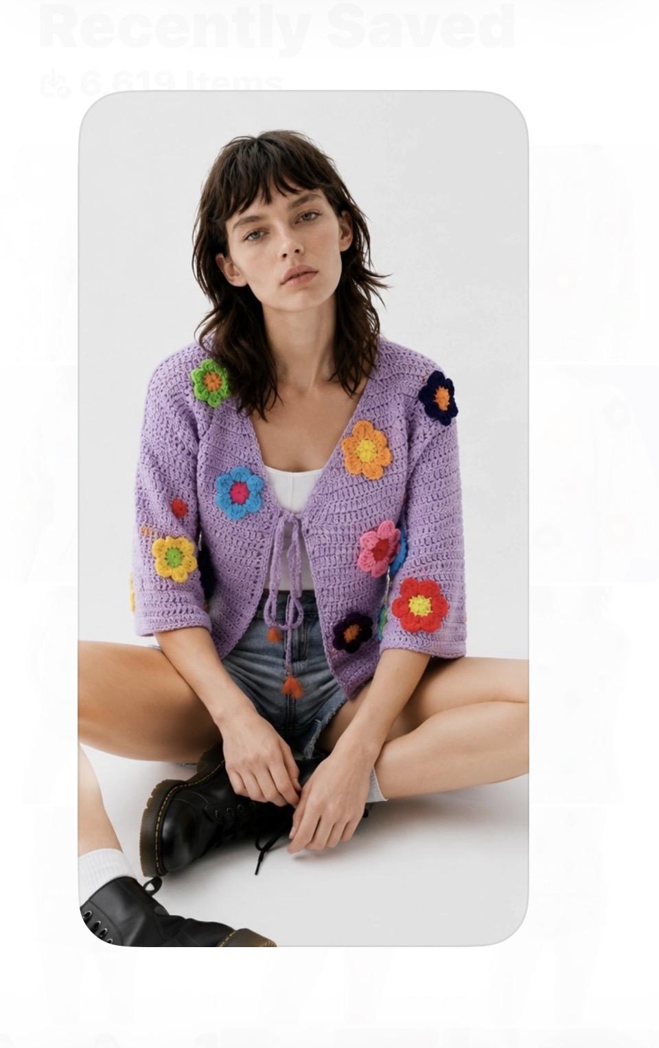 Martha’s Crop Crochet Cardigan