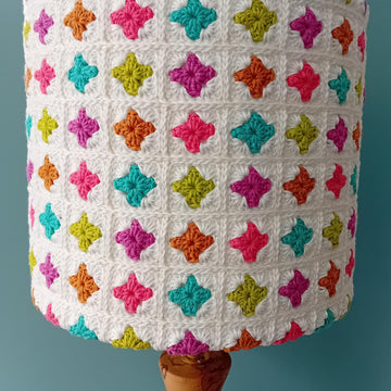 Modern Granny Square Lampshade