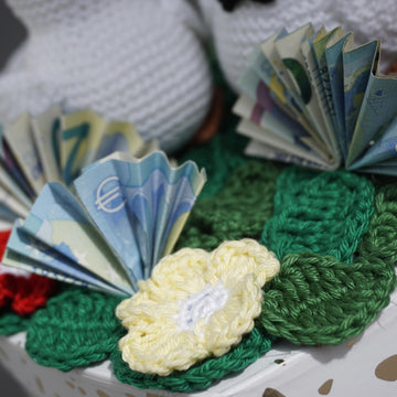 Häkelanleitung Hochzeitsgeschenk Taubenpärchen.
