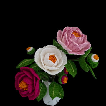 Crochet Camellia flowers pattern