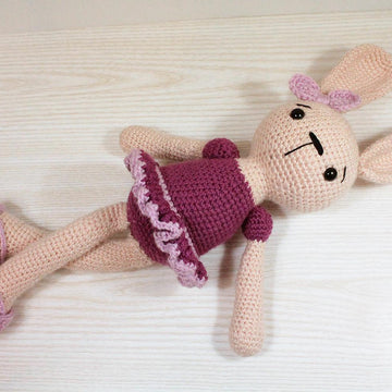 Crochet Amigurumi Rabbit Ballerina pattern