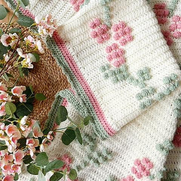 Spring Blossoms Blanket
