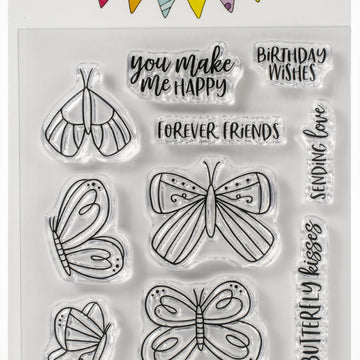 Jane's Doodles Clear Stamps 4"X6" - Girlfriend