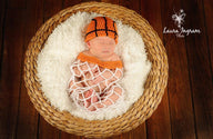 Newborn Basketball Hat and Hoop/Net Cocoon Set