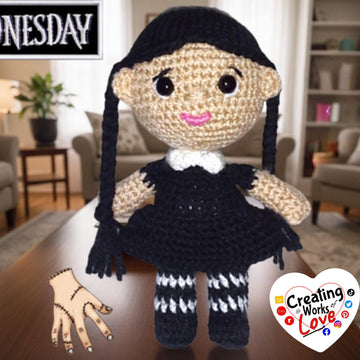 Wednesday Doll Amigurumi