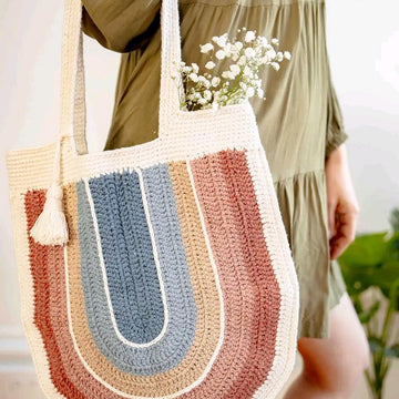 Boho Rainbow Revival Tote