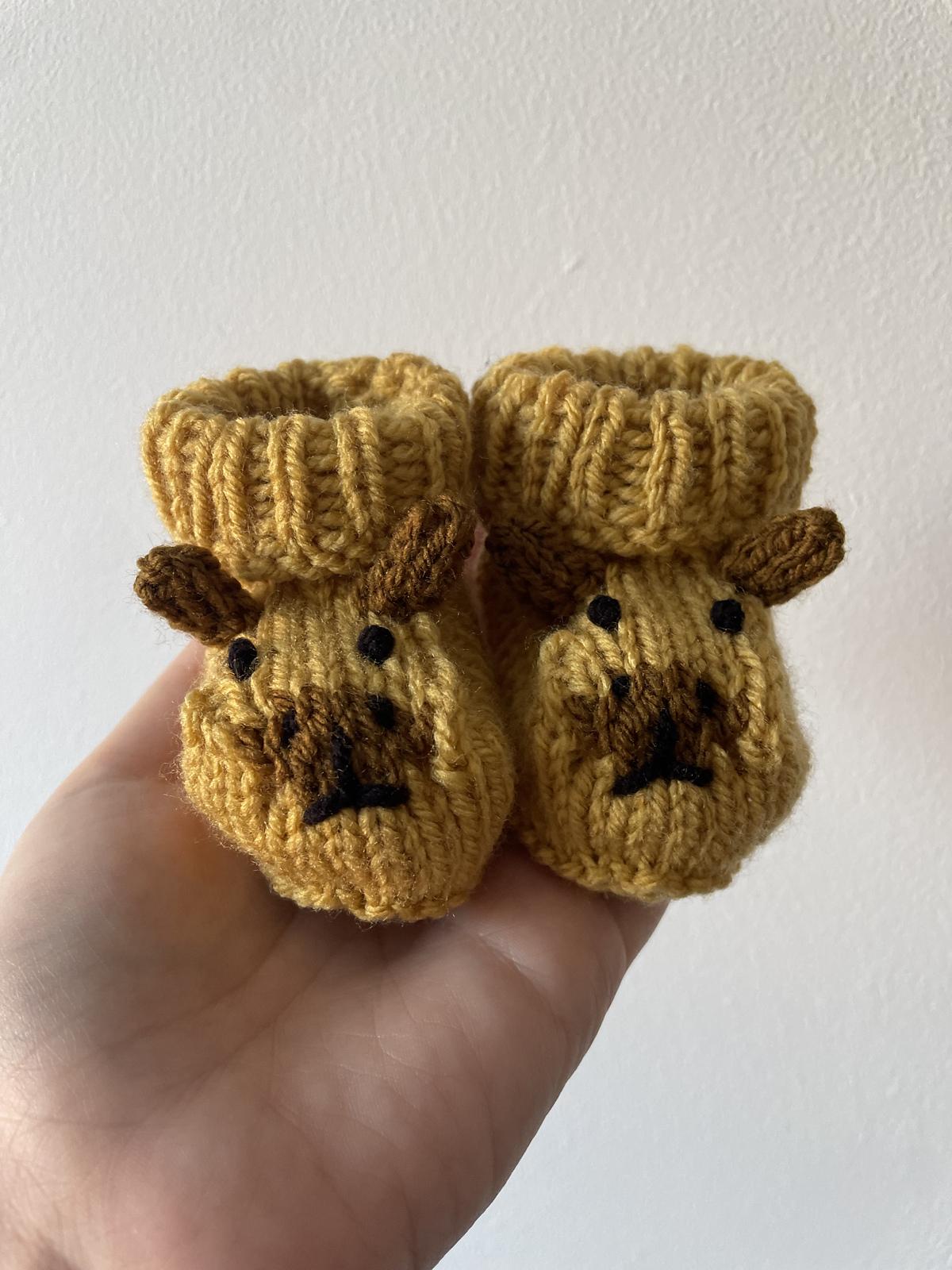 Capybara Baby Booties