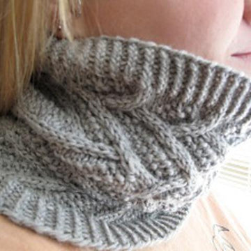 Frosted Cowl Neck Warmer
