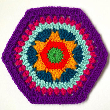 Hexagon Flower II by HueLaVive