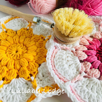 Starburst Daisy Dishcloth