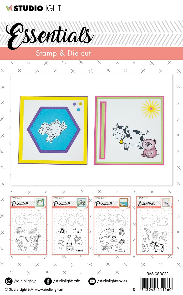 Studio Light Essentials Stamp & Die Set - 602969