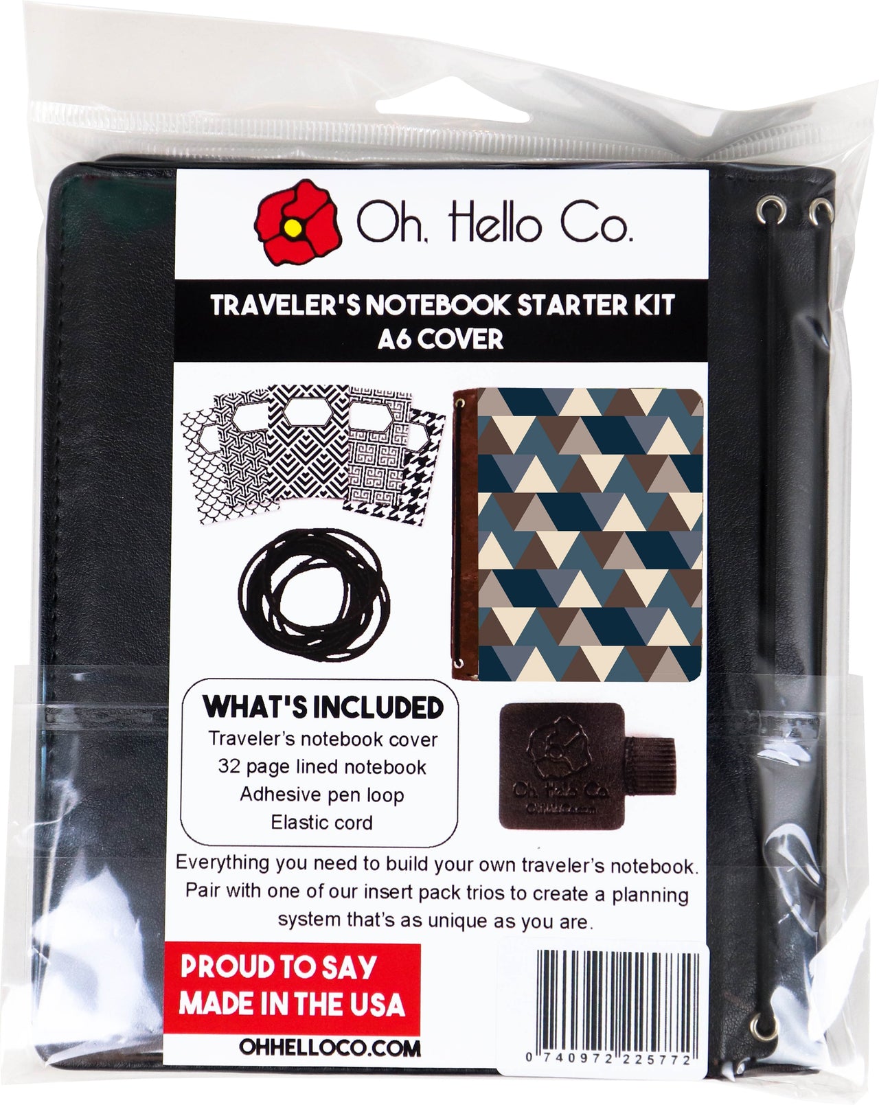 Oh, Hello Co. Oh Hello A6 Men's Travler's Notebook Starter Set - 605828