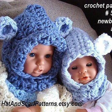 529, HOODED HAT WITH OR WITHOUT EARS