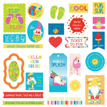Photoplay Paper Tulla & Norbert's Excellent Adventure Cardstock Die-Cuts - 626064