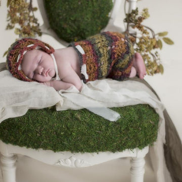 Elegant Vintage Bonnet and Romper