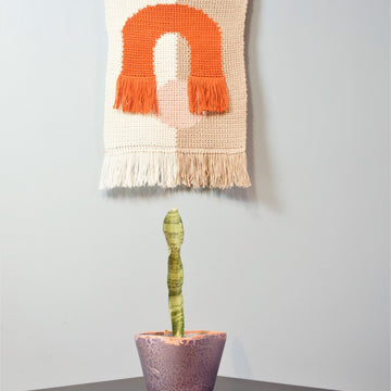 The Moon Gate Crochet Wall Hanging