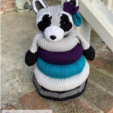 Raccoon Stacking Ring Toy