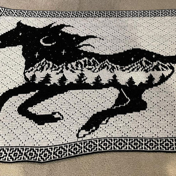 Wild Spirit Horse Mosaic Blanket