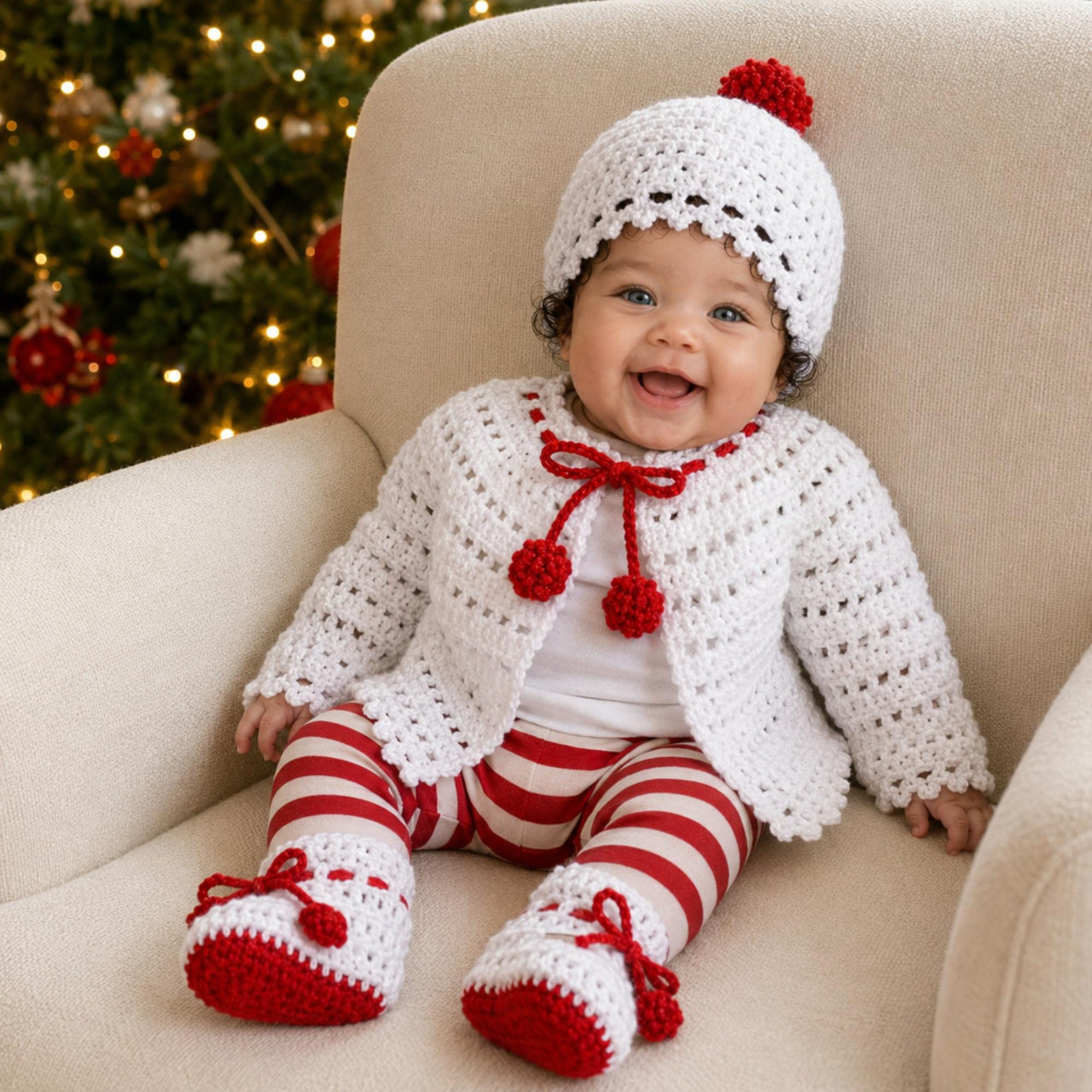 Holly Christmas Baby Set