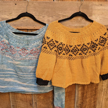 Geometric Yoke Sweater