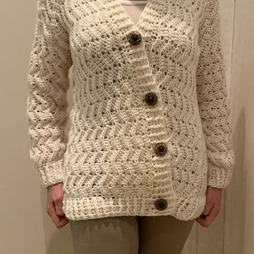 Wonderful Winter White Cardigan