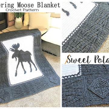 Wandering Moose Blanket