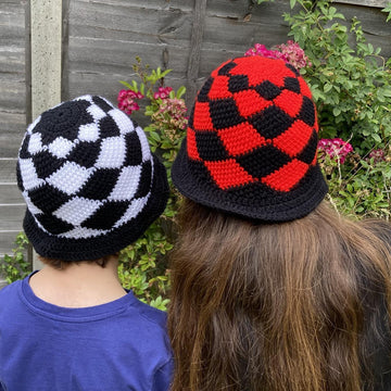 Checkered Beanie I by HueLaVive