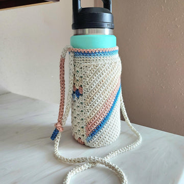 Water Bottle Holder with Phone Pocket