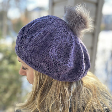 Dreamy Snowdrops Beret