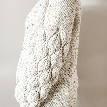 Autumn leaves crochet cardigan
