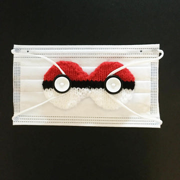 Fun Mask extender / ear savers: Pokeballs