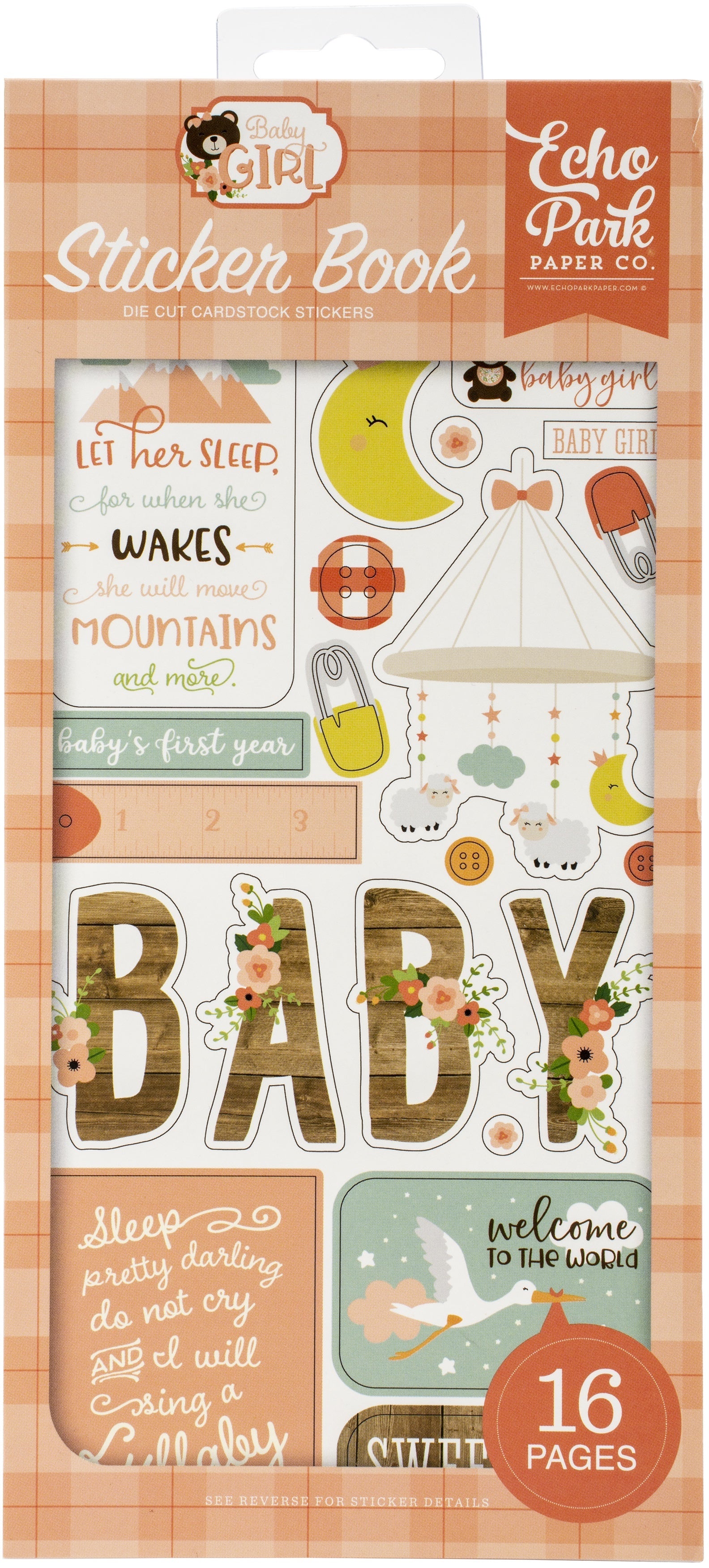 Echo Park Paper Echo Park Sticker Book - Baby Girl