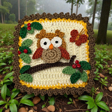 Granny Square Owl Crochet