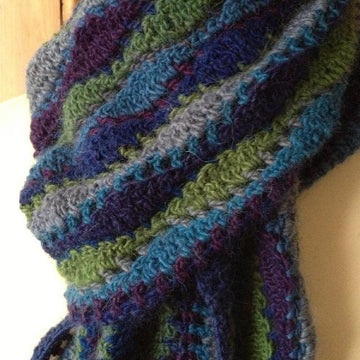 Little Landscapes Crochet Scarf