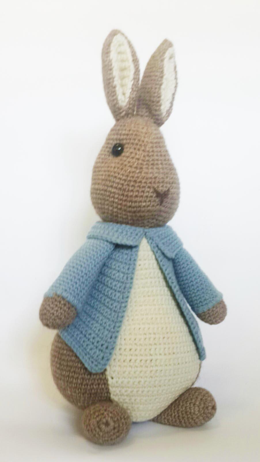 Peter Rabbit Crochet Pattern - Large Size