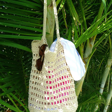 Easy Crochet Cotton Beach Bag