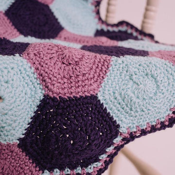 Hexagon Gems Baby Blanket