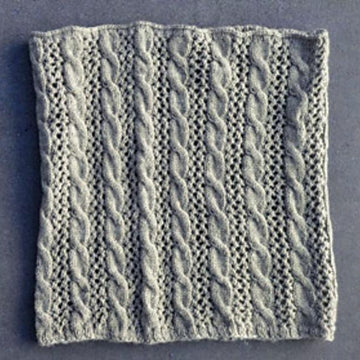 Cables 'n Lace Cowl