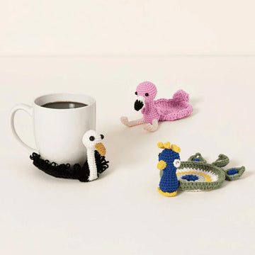 Peacock Coaster - Unique Crochet Patterns - Cute Crochet Patterns