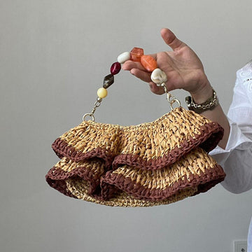 Raffia Toss Bag