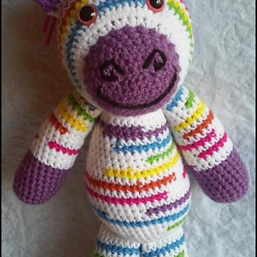 Riley the Rainbow Zebra