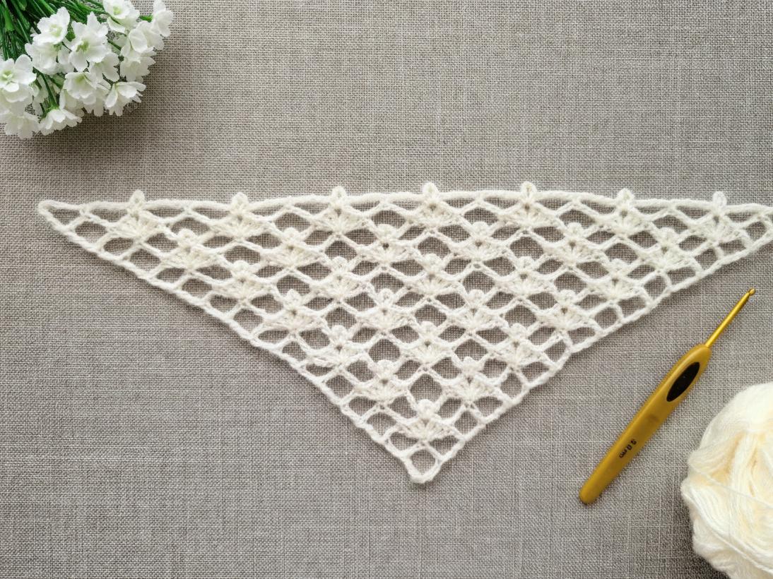 Crochet Bandana/Shawl Pattern/Chart #13