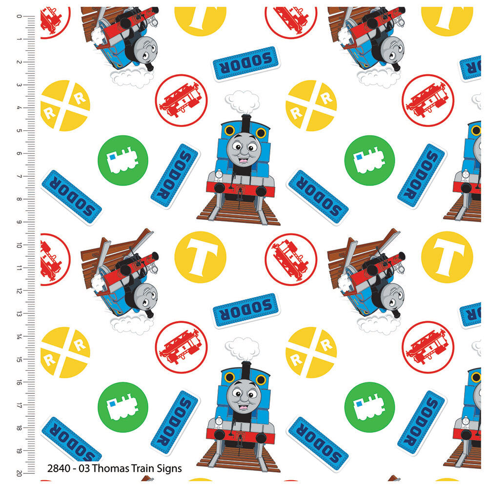 Craft Cotton Company Thomas & Friends Explorers - Thomas Train Signs