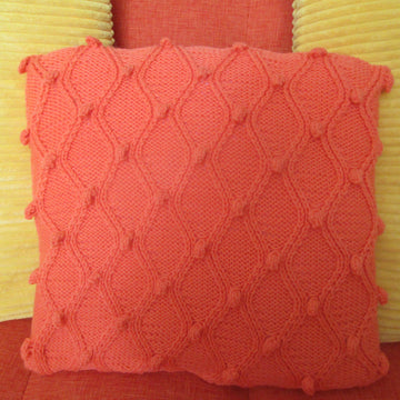 Trellis and Bobble Cushion Cover